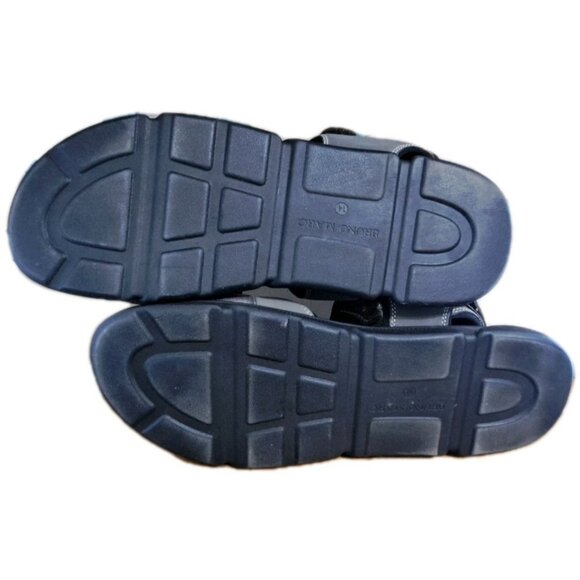 Bruno Marc Mens 14 Gray Outdoor Hook & Loop Sandals New With Flaw - Picture 8 of 13